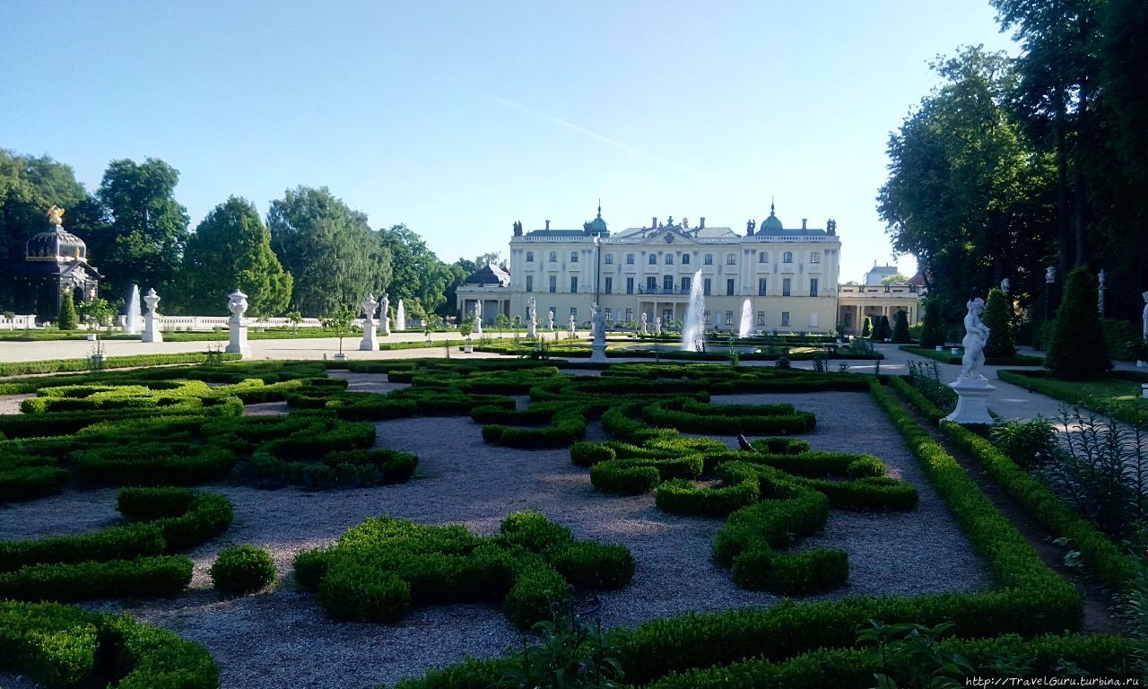 Парк у дворца Браницких Белосток, Польша