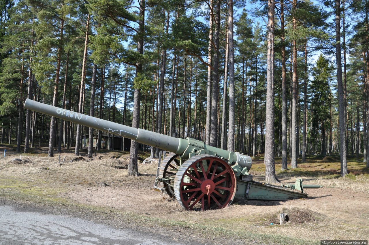 Музей линии фронта в Лаппохья Ханко, Финляндия