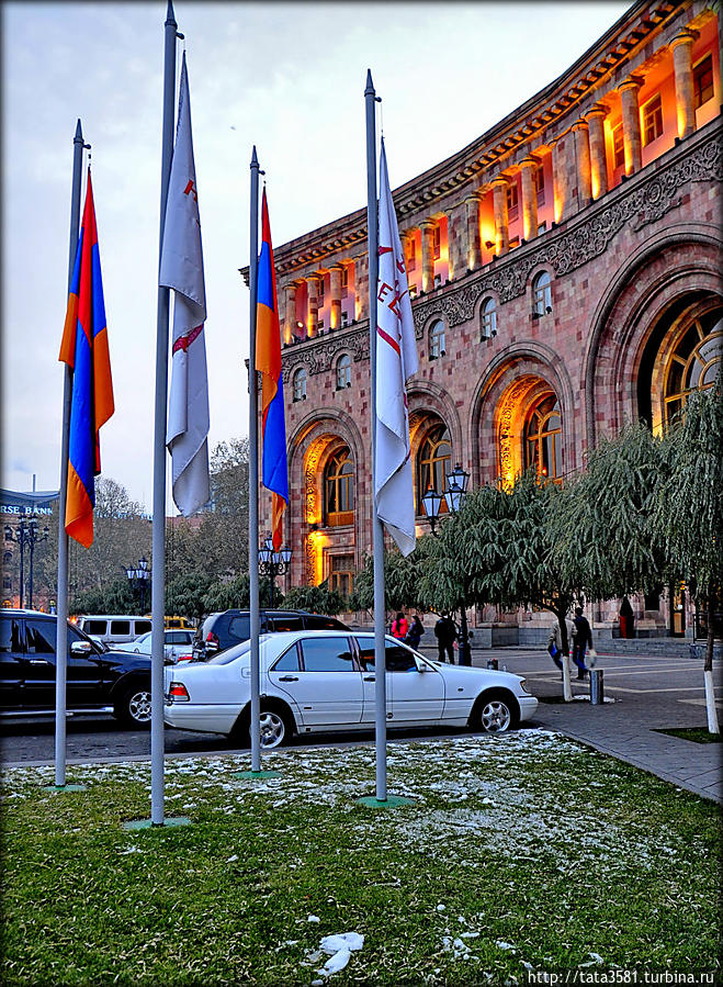 Площадь Республики зимой