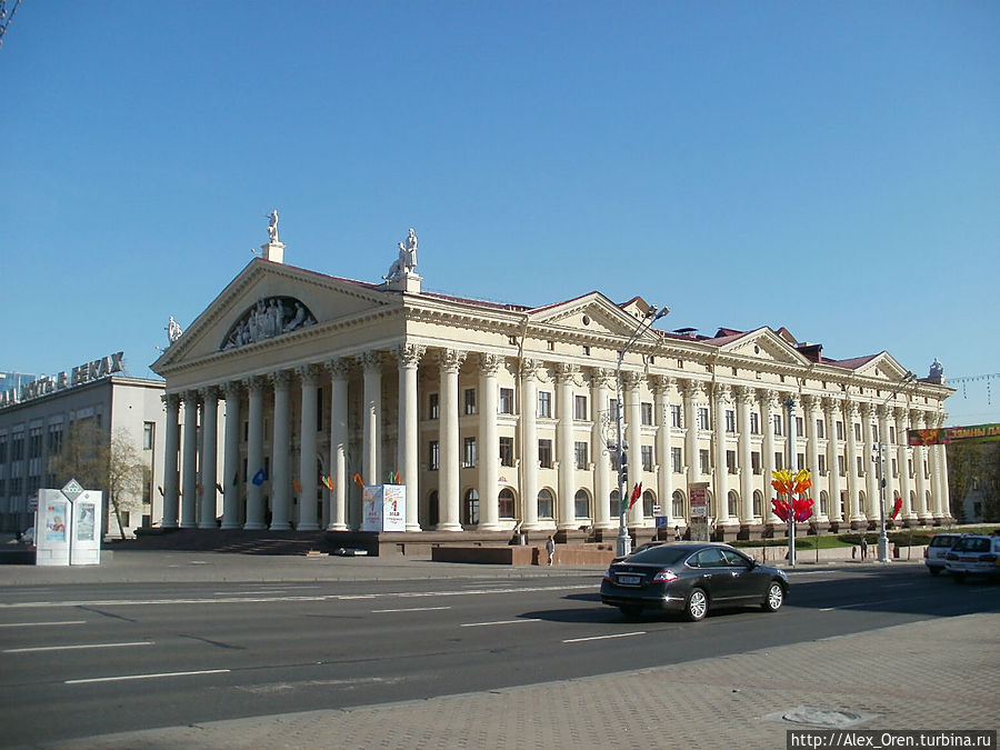 Дворец культуры профсоюзов построен в 1949-54 арх. В. Ершов Минск, Беларусь