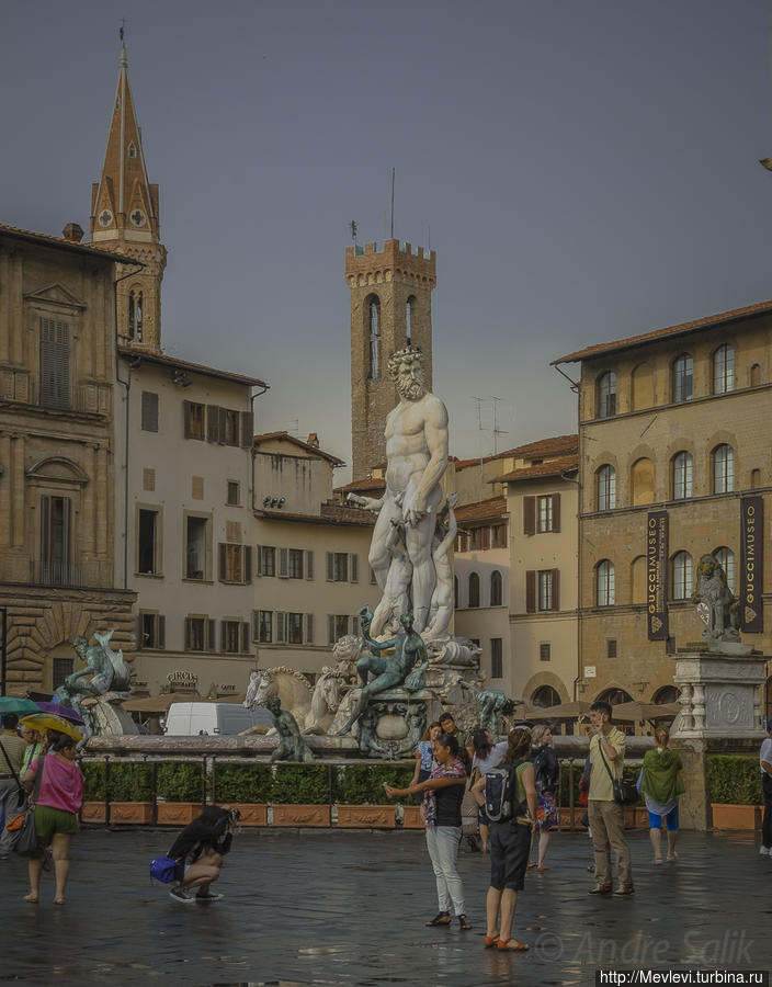 Площадь Синьории Флоренция, Италия