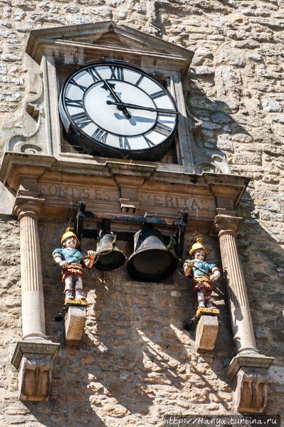 Часы на Башне Кэрфэкса, Оксфорд. Фото из интернета Оксфорд, Великобритания