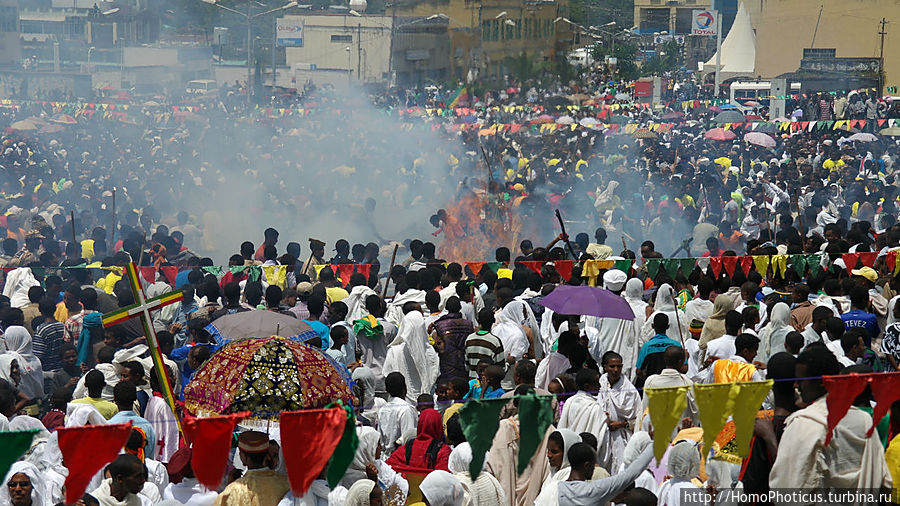 После падения креста