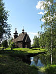 Церковь Спаса Всемилостивого из с. Фоминское. Построена между приблизительно 1700 и 1725 годами.