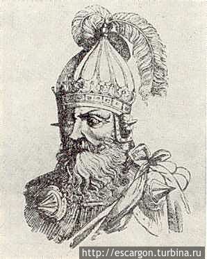 Великий князь Литовский Миндовг (первый литовский князь-основатель) Крево, Беларусь