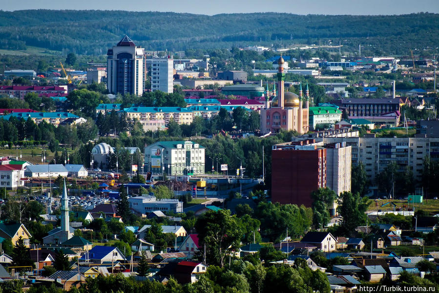 вид на город с Майдана Альметьевск, Россия