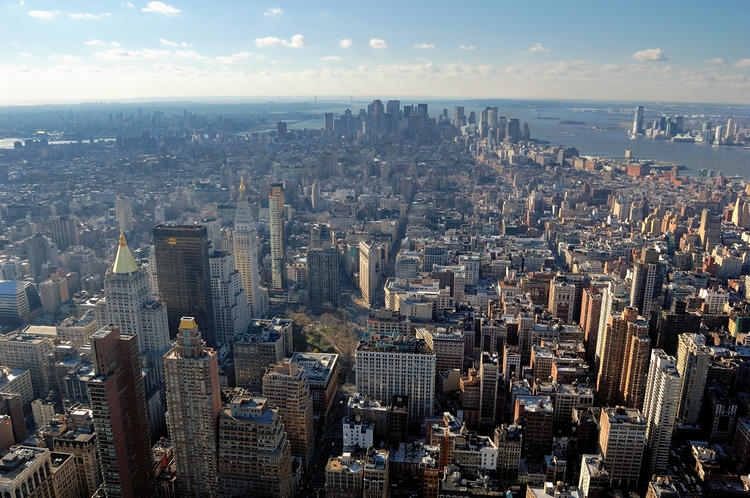 Вид на Манхэттен с Эмпайр