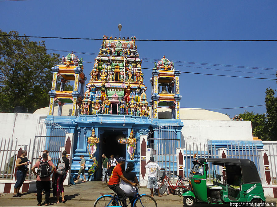 Еще один индуистский храм Негомбо Шри-Ланка