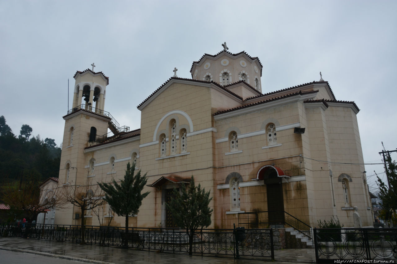 Эвбея. Храм Святого Иоанна Русского Прокопи, остров Эвбея, Греция