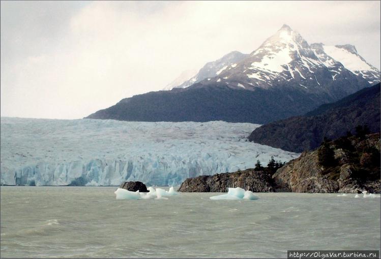 Ледник Грей, Чили