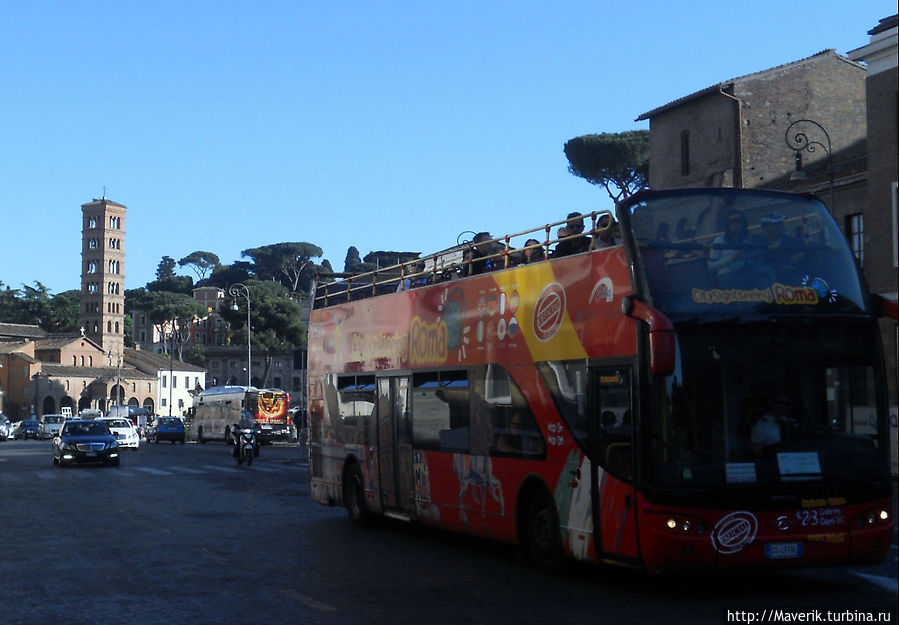 На экскурсионном автобусе по Вечному городу — Романтика! Рим, Италия