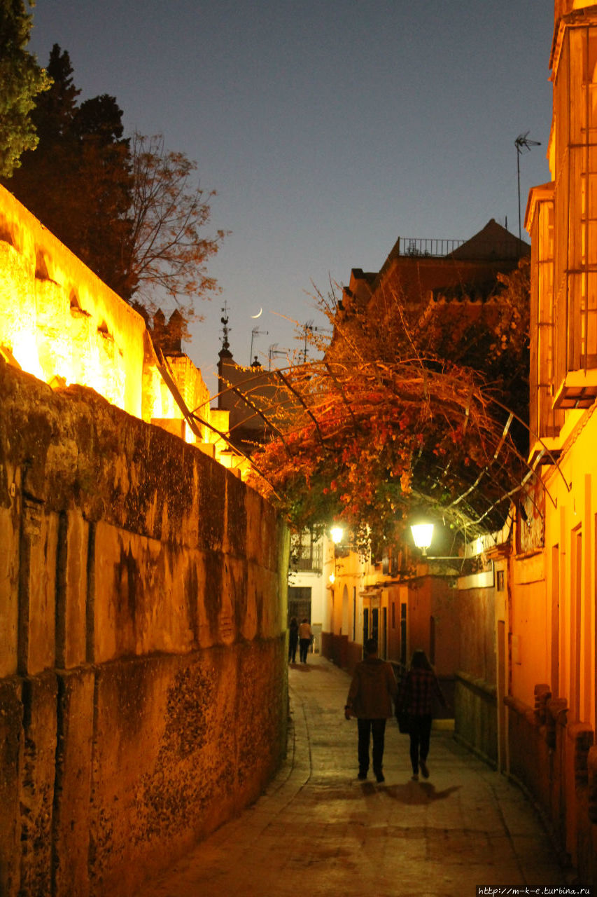Ночная Севилья Севилья, Испания