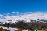 Вид на Эльбрус  — ушки закрыты облаками