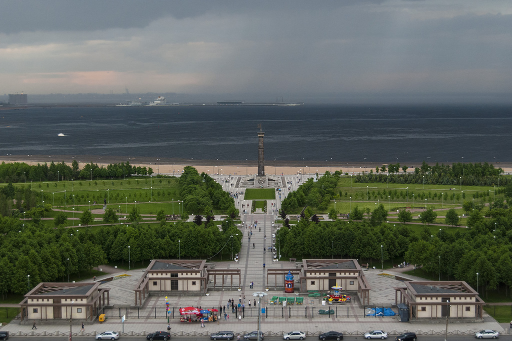 Самый юный парк самого туристического города Европы. Санкт-Петербург, Россия