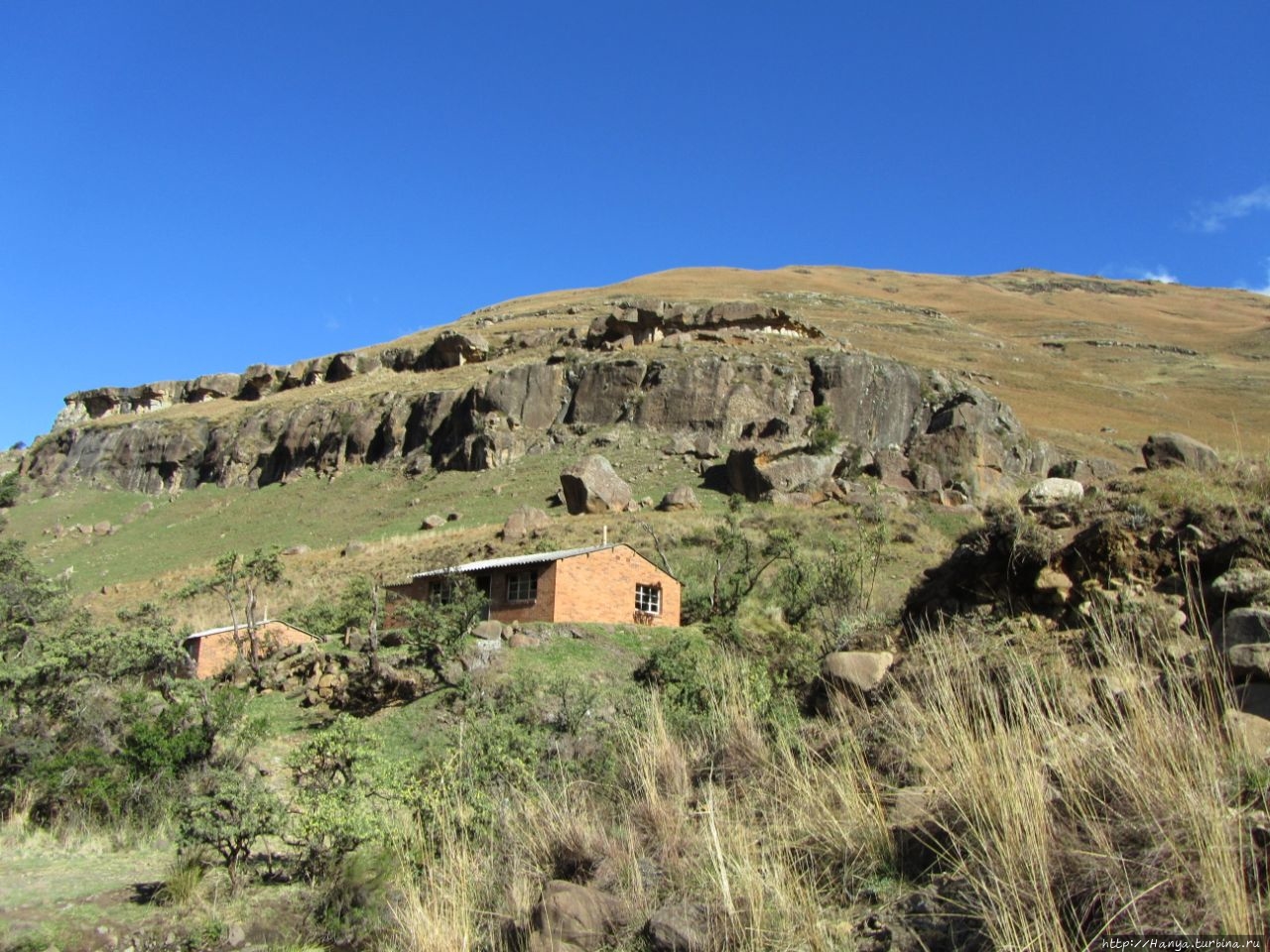 Перевал Сани Пасс Малоти-Дракенсберг Национальный Парк, ЮАР
