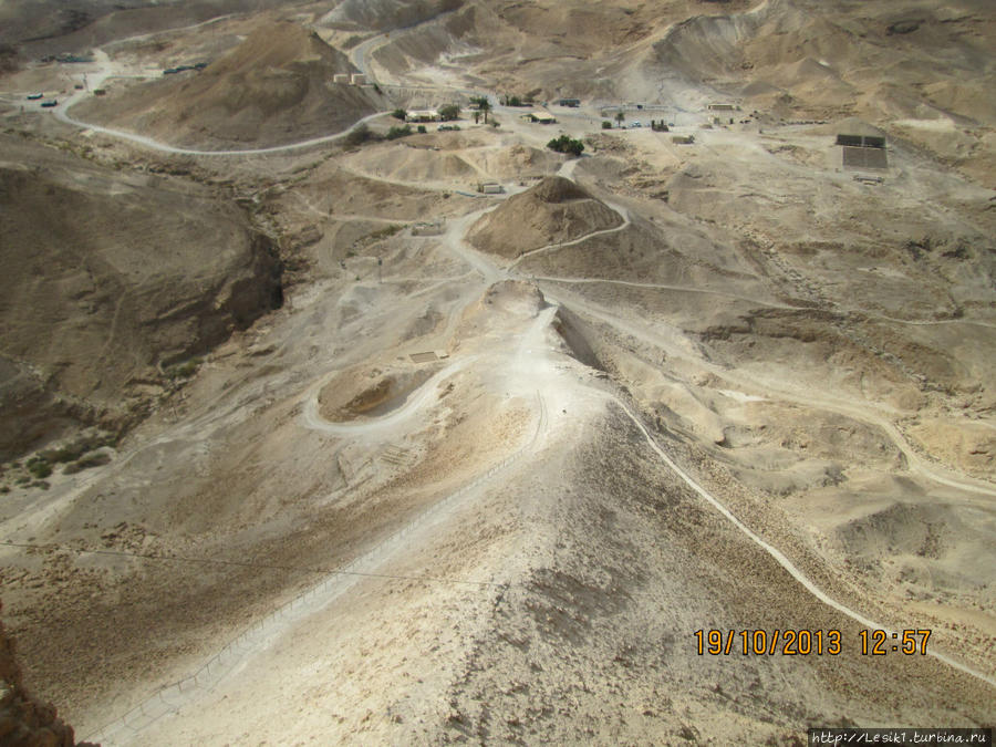 Западная насыпь Масада крепость, Израиль