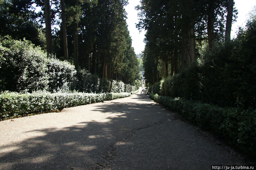 Прогулка по садам Боболи Флоренция, Италия