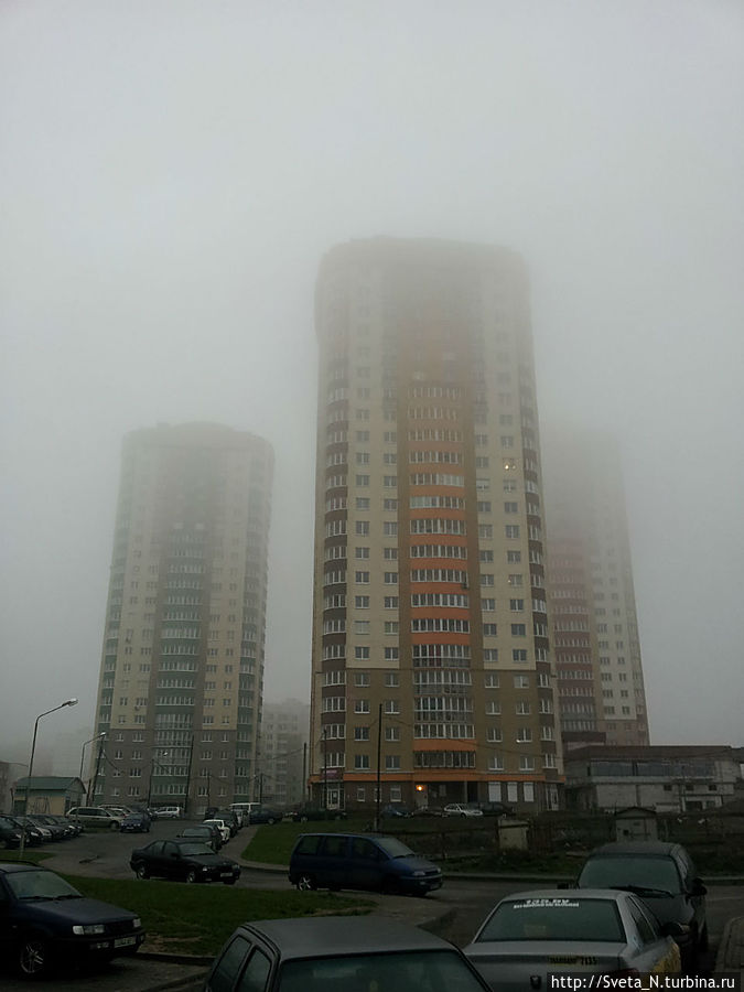 Минский раннеутренний туман