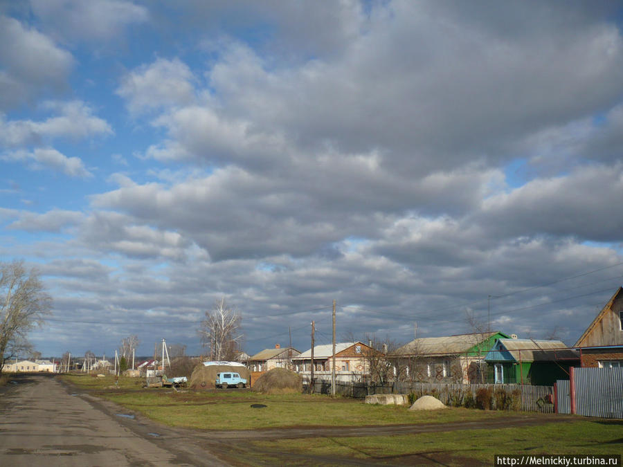 Село Калаис, река Ворона и окрестности. Тамбовская область, Россия