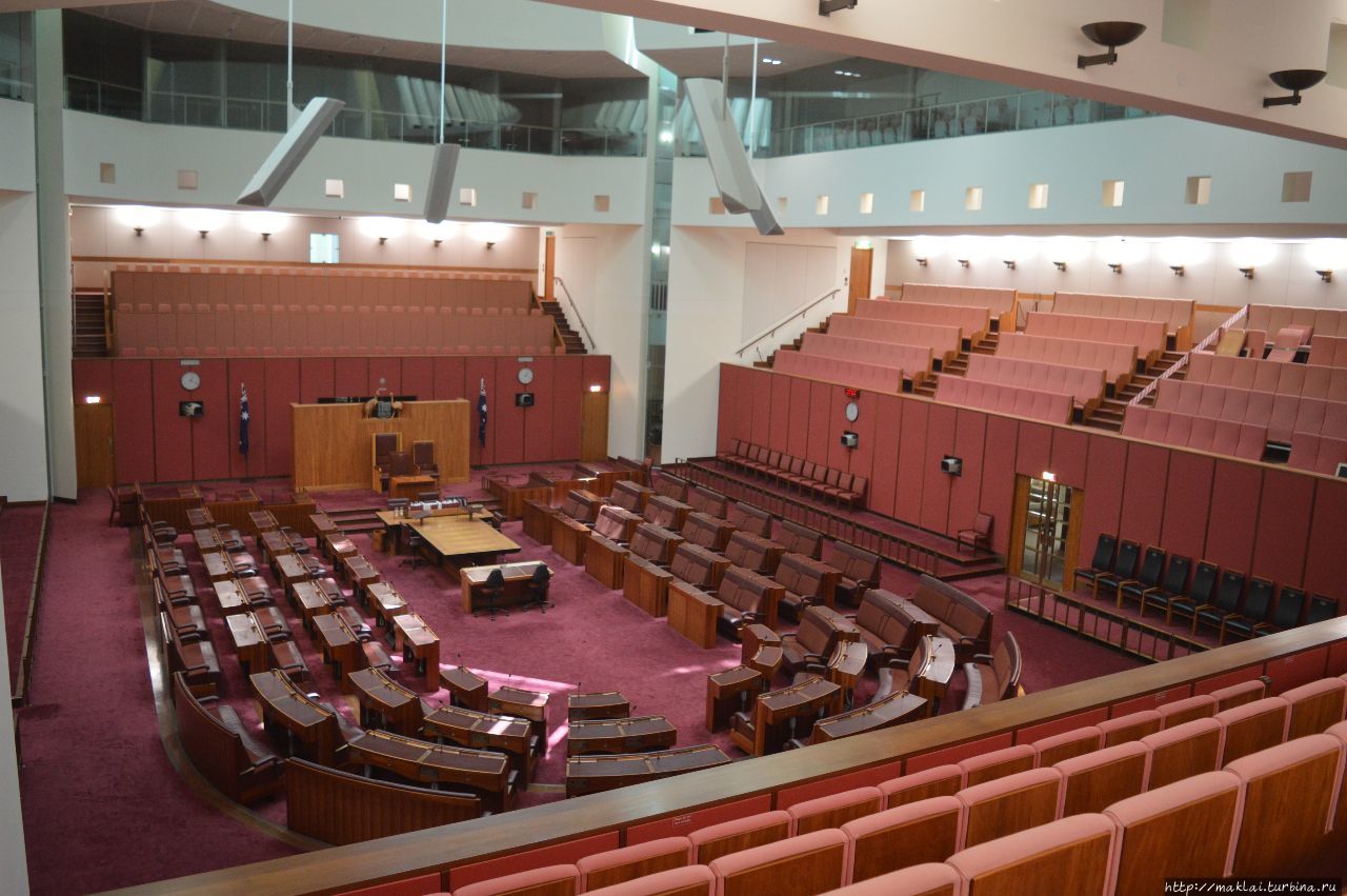 Зал заседаний Сената. Канберра, Австралия