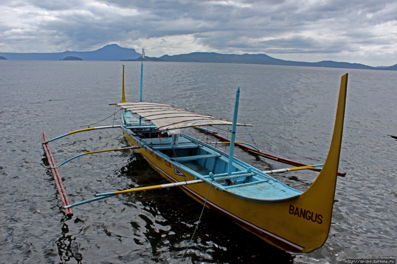 Озеро Кратер Вулканический остров Тааль, Филиппины