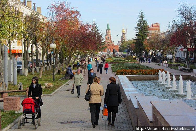 Бульвар Чавайна, местный Арбат. Йошкар-Ола, Россия