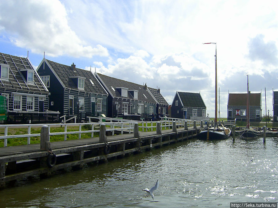 Знаменитые дома Маркена Остров Маркен, Нидерланды