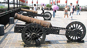 Крепостные орудия.