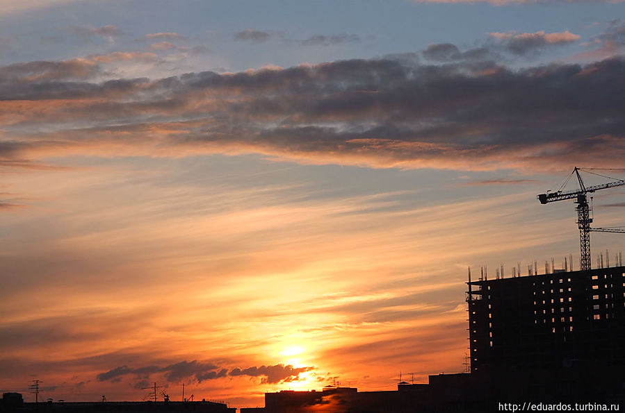 И два мощных заката... Красноярский край, Россия