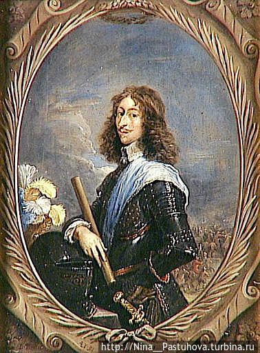 Людовик II де Бурбон Великий Конде. 
Портрет  Давида Тенирса Младшего.