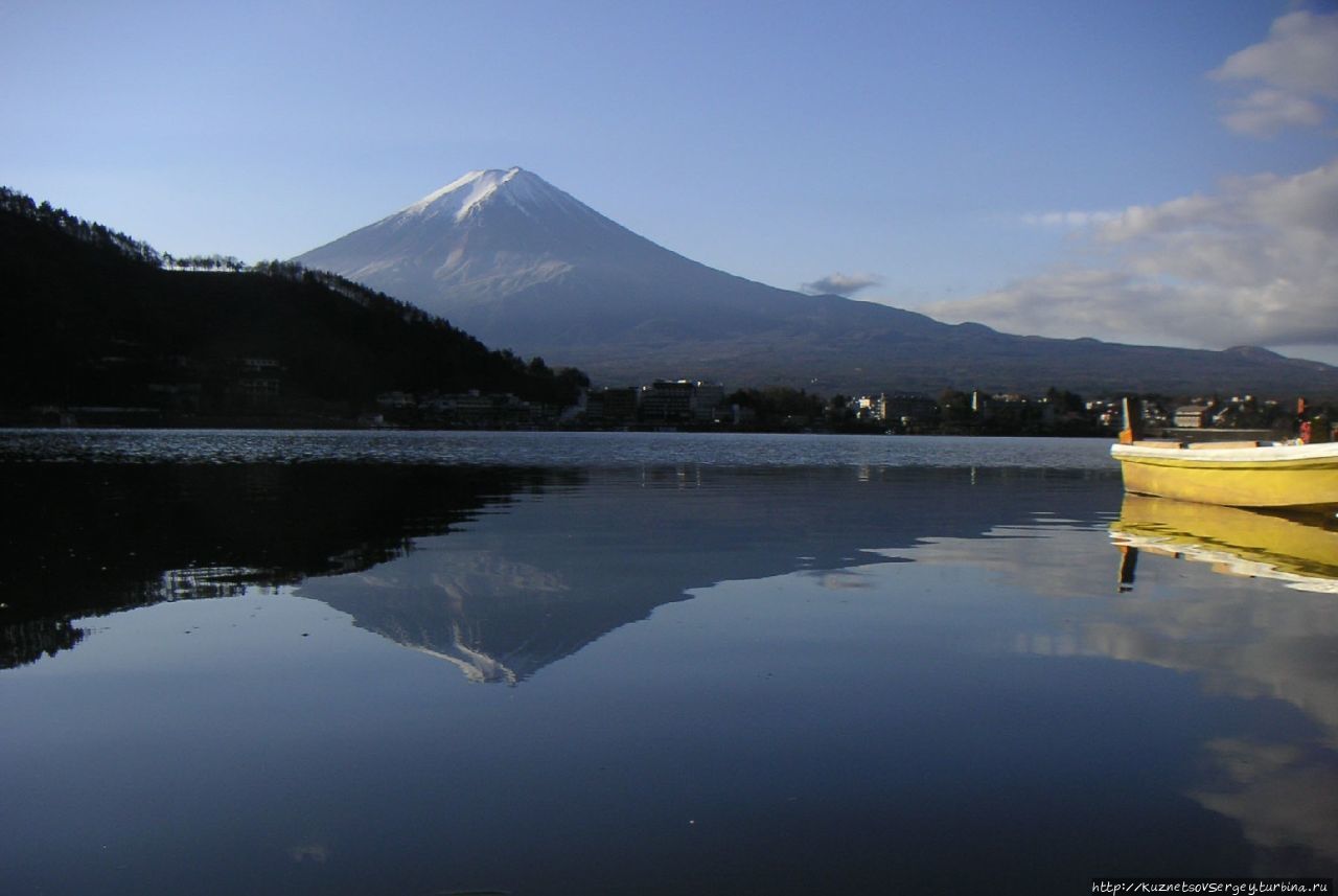 Фото Фудзиямы из интернета Фудзияма (вулкан 3776м), Япония