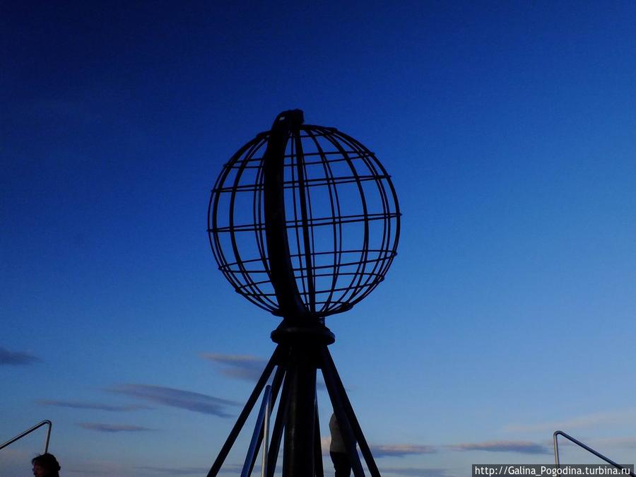 знаменитый шарик Нордкап, Норвегия