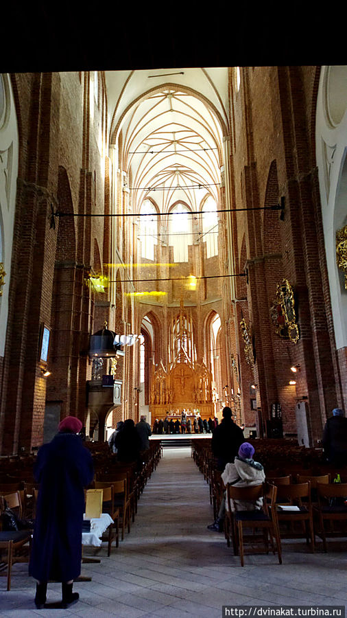 Собор св. Петра внутри Рига, Латвия