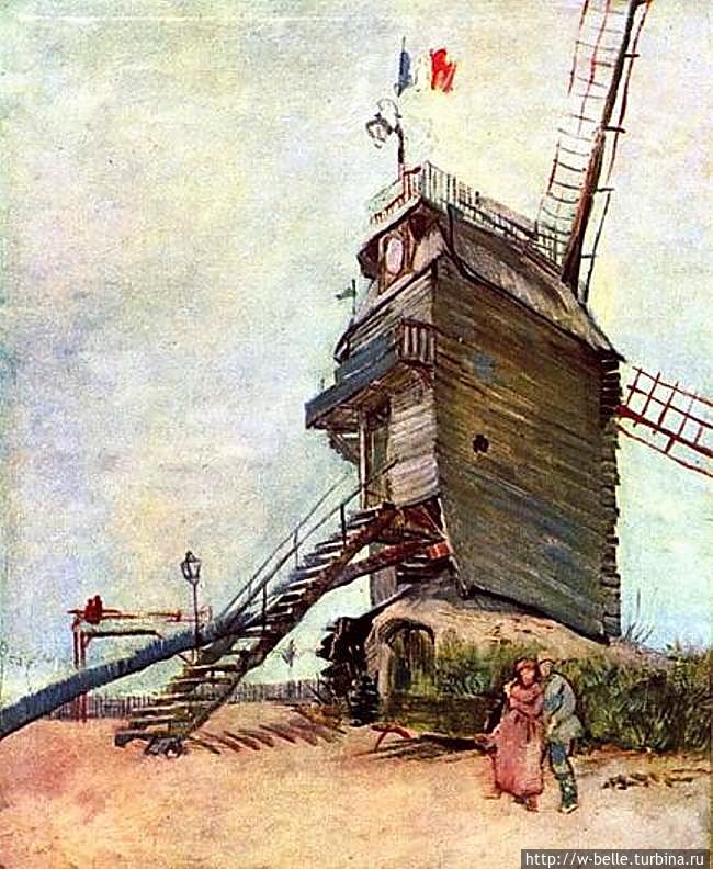 Мельница Галет, Ван Гог, 1886 г. Париж, Франция