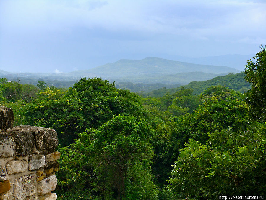Вид на джунгли Чьяпа-де-Корсо, Мексика
