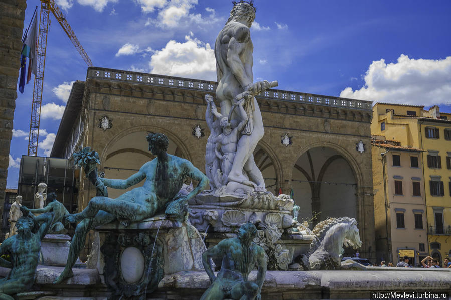 Фонтан Нептун Флоренция, Италия