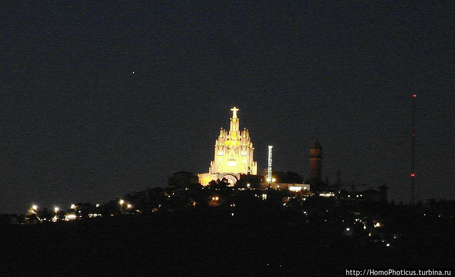 Тибидабо с Монжуика