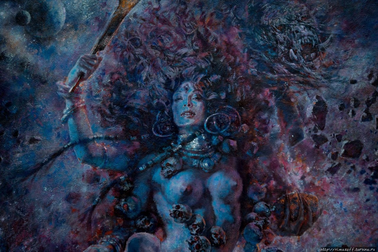 Богиня Кали (Дурга), художник Андрей Ганюков.