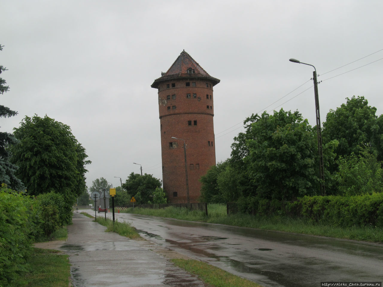 Старая водонапорная башня Нидзица, Польша