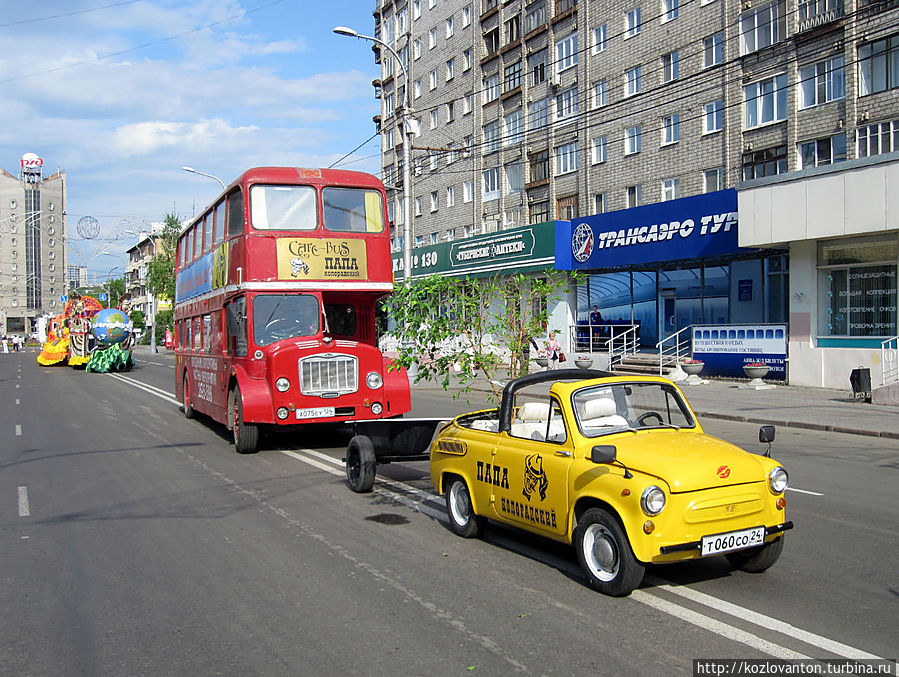 ...и проспекта Мира. Красноярск, Россия