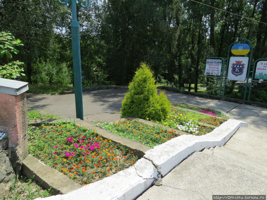 спускаемся в парковую зону