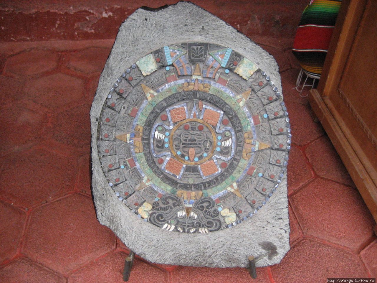 Каменотесная мастерская с сувенирным магазином Теотиуакан пре-испанский город тольтеков, Мексика