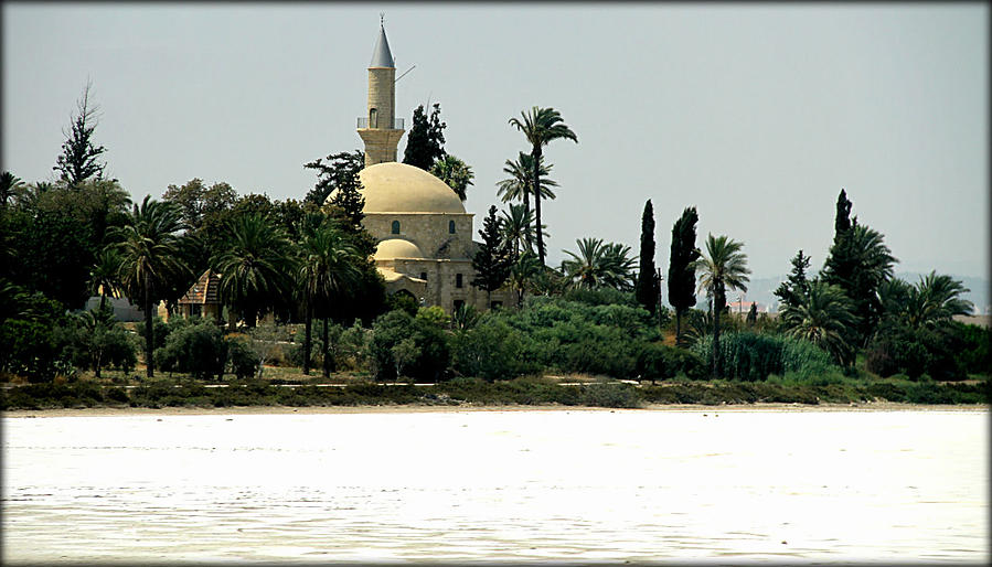 Мечеть расположена на берегу Соленого озера рядом с городом Ларнака Район Ларнака, Кипр