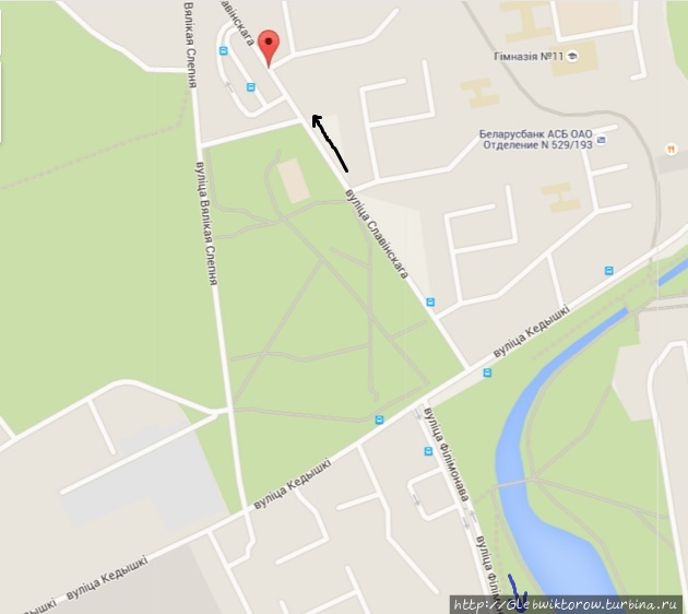 Схема проезда кольцо славинского гродно