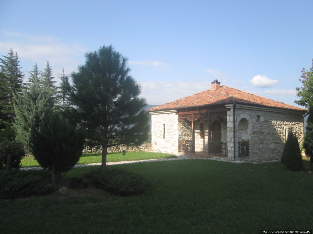 Посещение монастыря Чкондиди Мартвили, Грузия