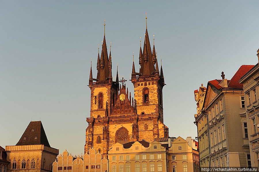 Вот он — Тынский храм. Прага, Чехия