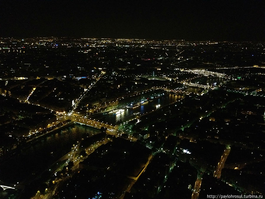 Вид с Эйфелевой башни(топ 3) Париж, Франция