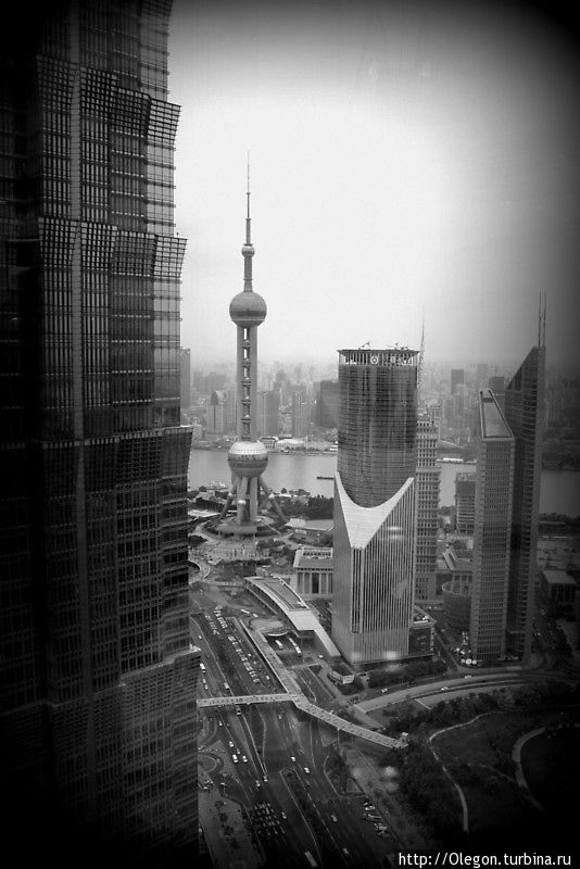 На Шанхай полезно посмотреть и сверху Шанхай, Китай