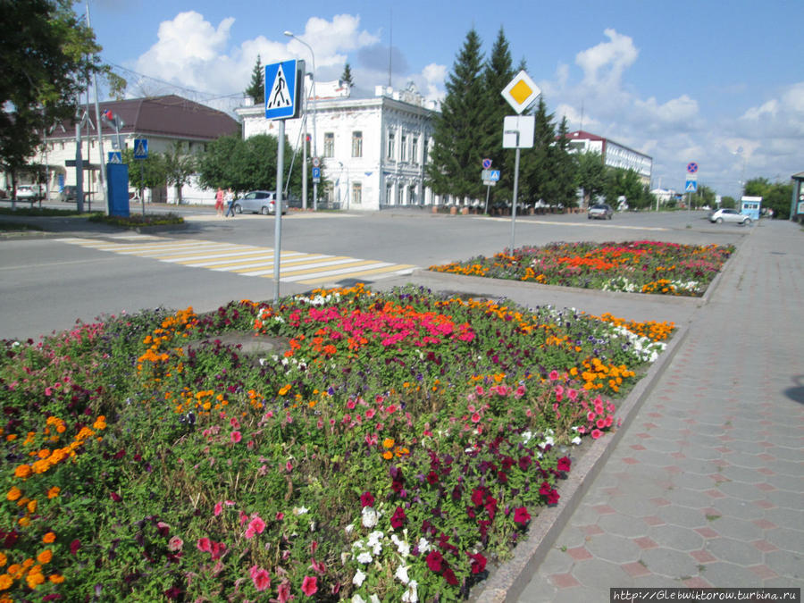 Прогулка по центру Ялуторовска в августе Ялуторовск, Россия