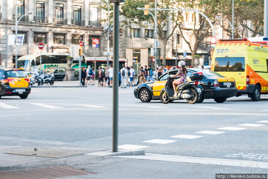 Из кафе Барселона, Испания